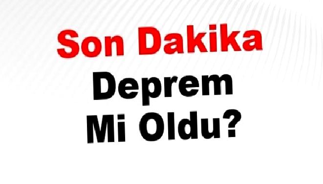 29 Kasım 2024 tarihinde Türkiye'de meydana gelen son dakika depremleri
