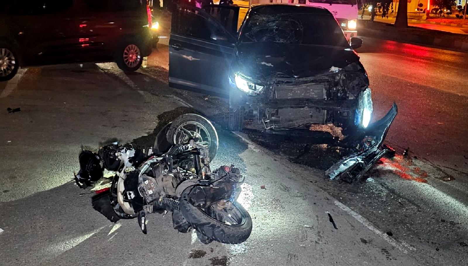 Adana'da meydana gelen motosiklet kazasında 58 yaşındaki sürücü hayatını kaybetti.