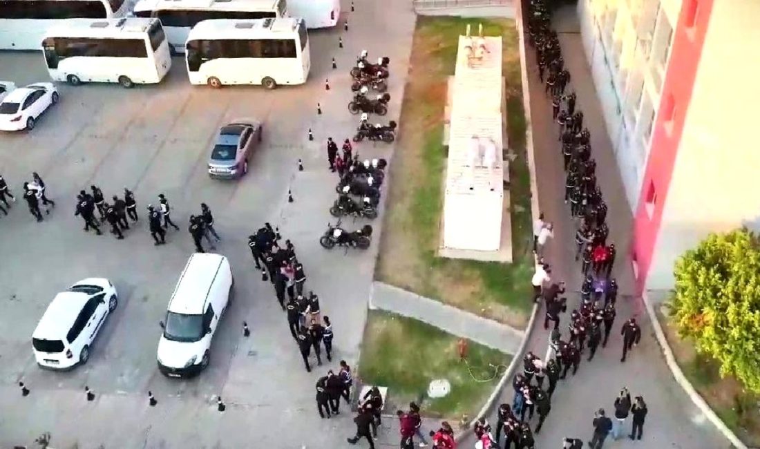 Adana'da gerçekleştirilen büyük bir operasyonla organize suç örgütüne yönelik 282