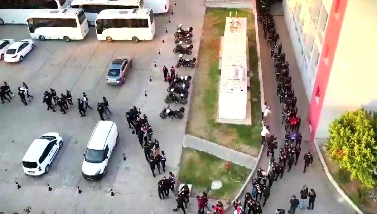 Adana'da gerçekleştirilen büyük bir operasyonla organize suç örgütüne yönelik 282