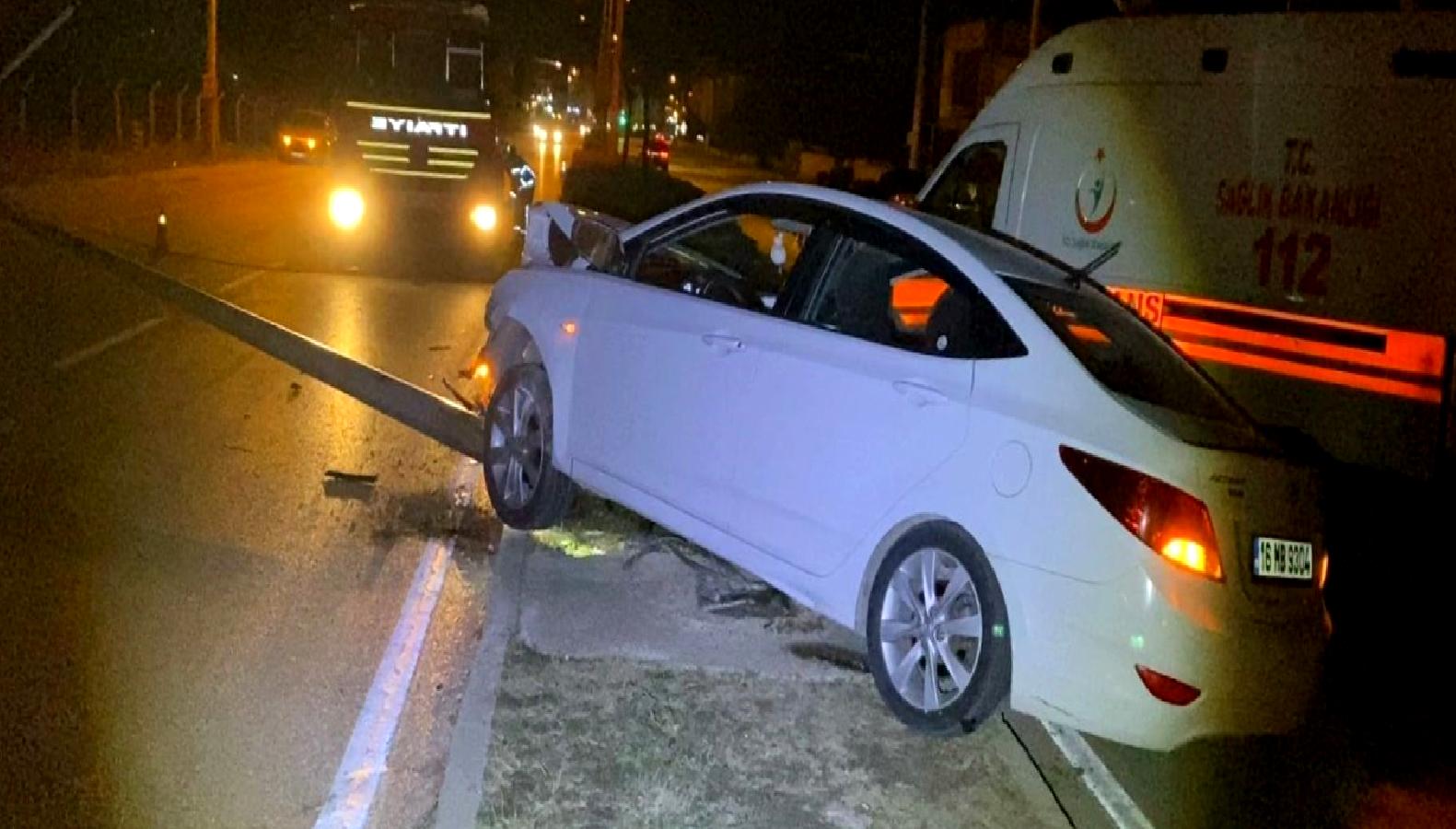 Ahmet Türkel Çevre Yolu'nda meydana gelen kaza sonucunda 4 kişi