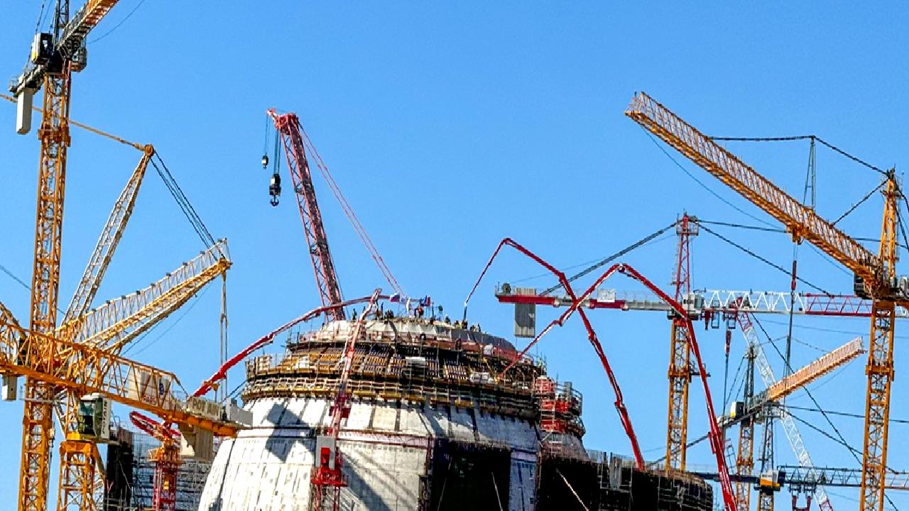 Akkuyu Nükleer Güç Santrali'nde reaktör binası koruma kabukları başarıyla tamamlandı.