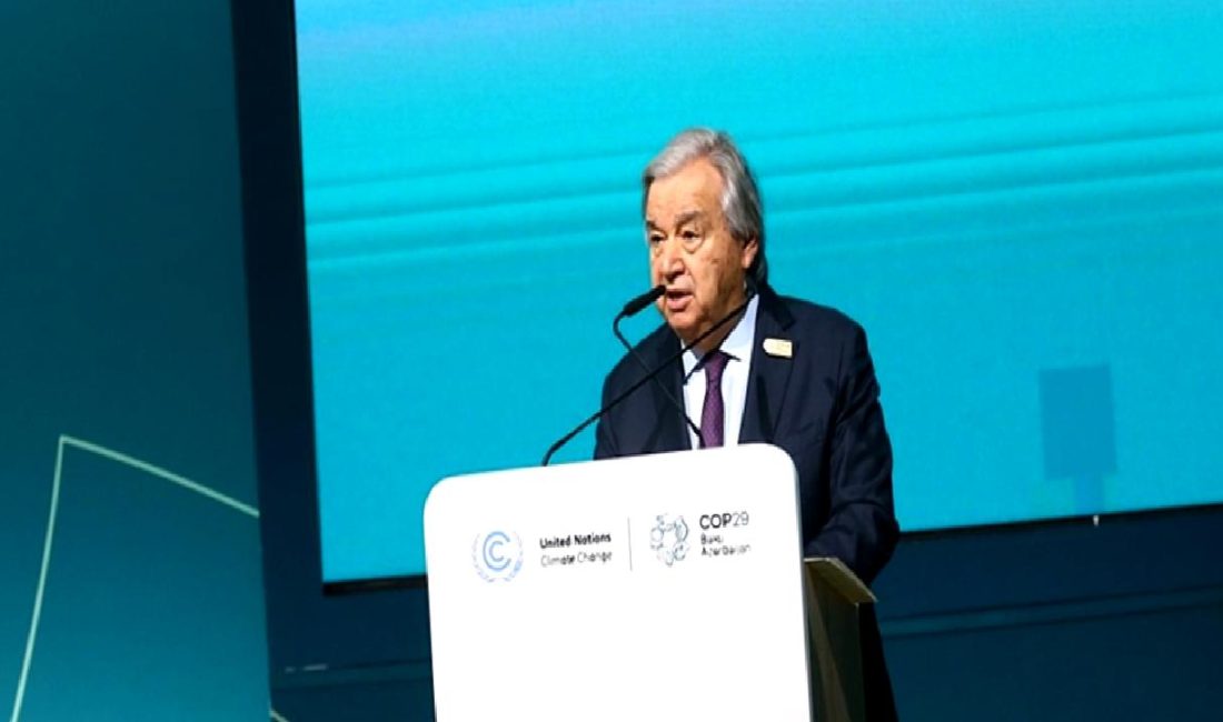 BM, COP29 İklim Konferansı'nda iklim değişikliği ile mücadele ve sürdürülebilir