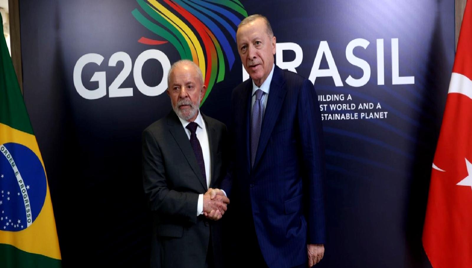 Cumhurbaşkanı Erdoğan, G20 Zirvesi için Brezilya'da. Küresel ekonomik işbirlikleri, iklim