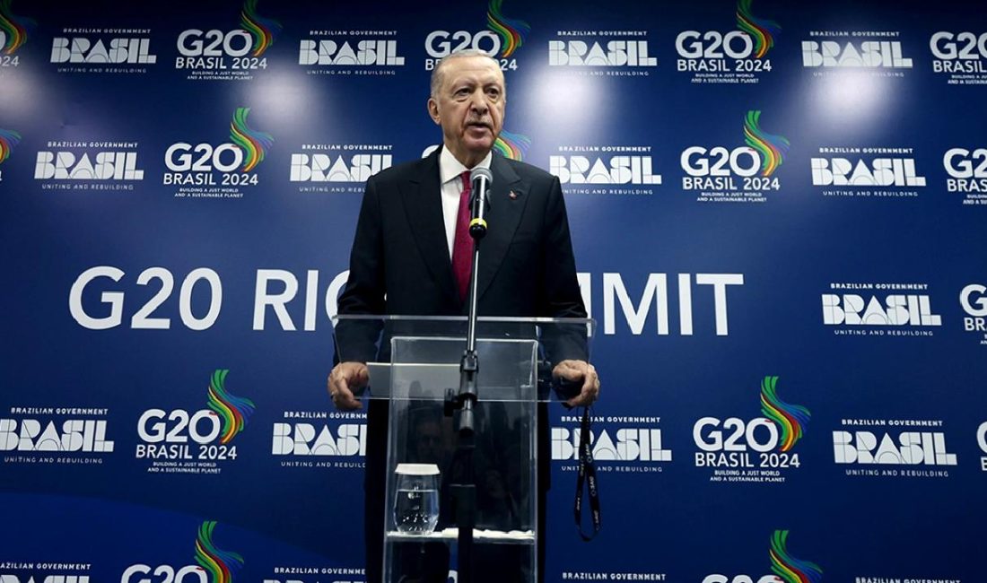 Cumhurbaşkanı Erdoğan G20 Zirvesi’nde Türkiye Ekonomisini Değerlendirdi Cumhurbaşkanı Erdoğan, G20 Zirvesi'nde Türkiye ekonomisinin güncel durumu ve geleceği