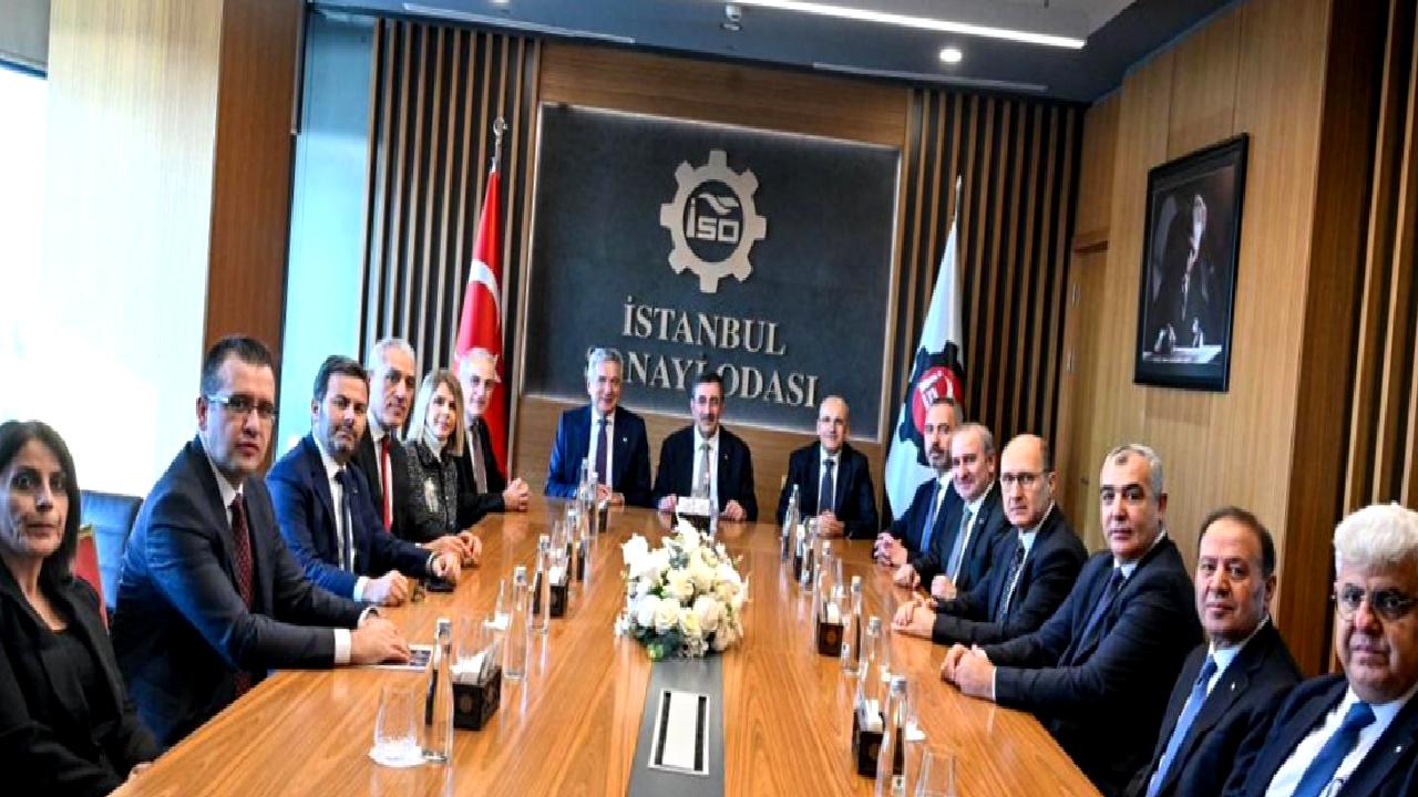 Cumhurbaşkanı Yardımcısı Yılmaz, iş dünyası temsilcileri ile bir araya gelerek