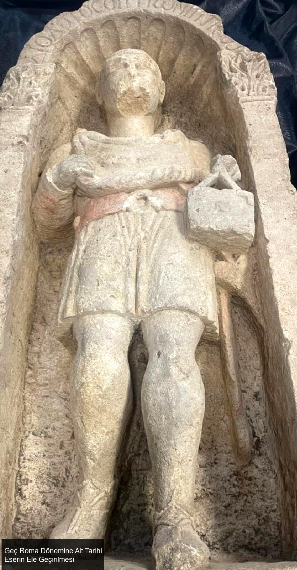 Geç Roma Dönemine Ait Tarihi Eserin Ele Geçirilmesi