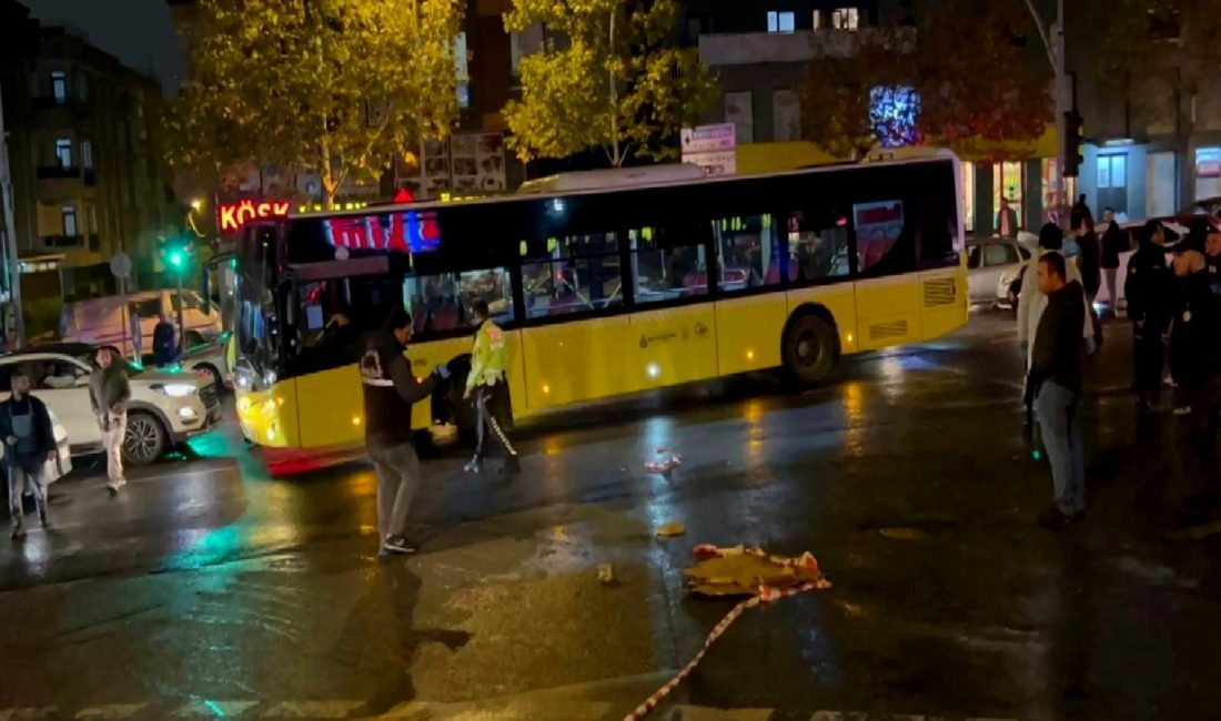 İETT otobüsü ile yabancı uyruklu bir anne ve kızına çarpma