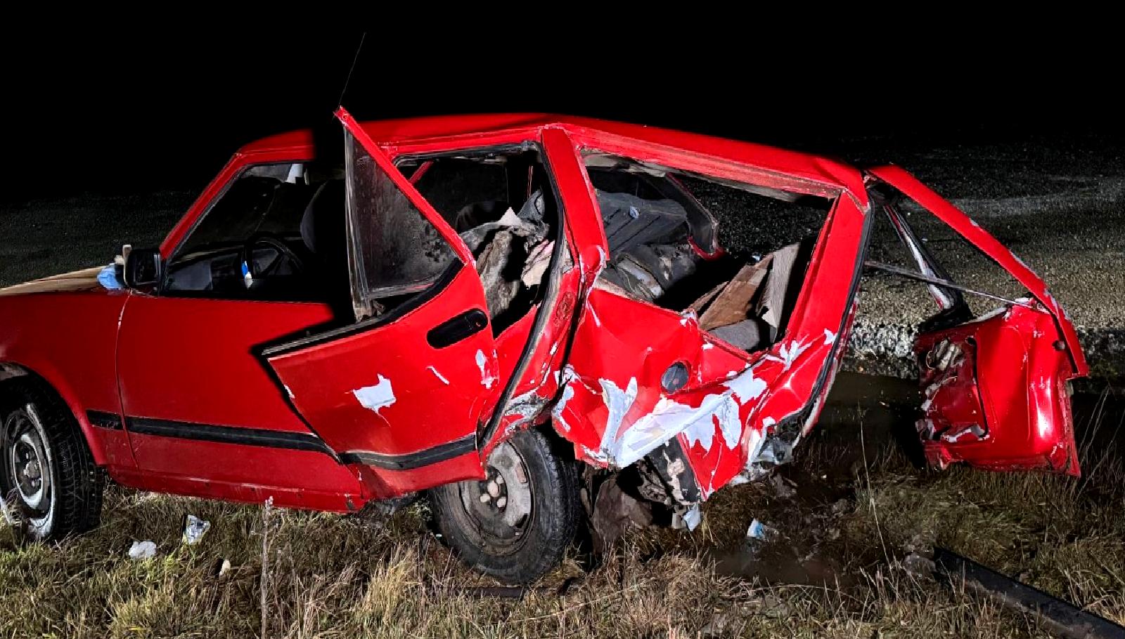 Kastamonu'da bir düğün dönüşü meydana gelen trafik kazasında bir kişi