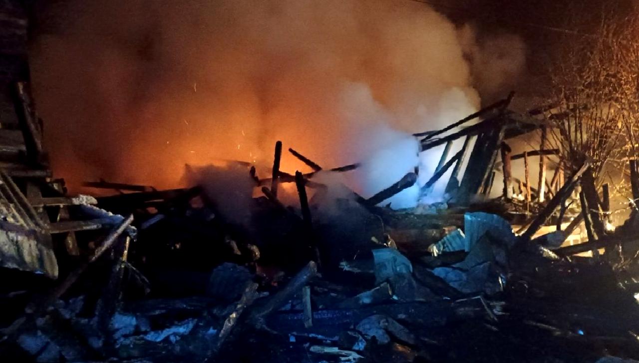 Kastamonu'da meydana gelen yangın faciasında 80 yaşındaki bir adam ve