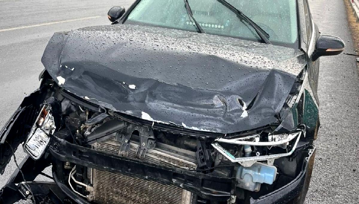 Kınık'tan Büyükşehir Meclisi'ne uzanan yolculukta, yaşanan kaza sonrası şanslı bir