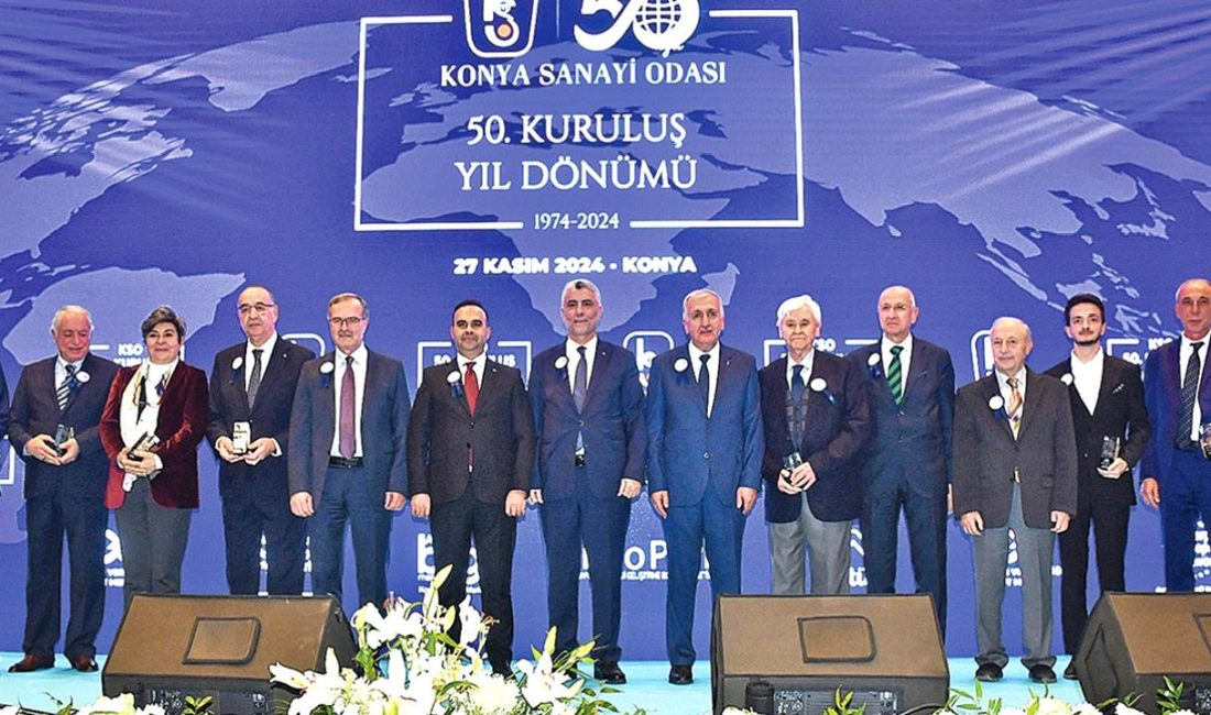 Konya Sanayi Odası, 50. kuruluş yıl dönümünü, sanayi ve ticaretin