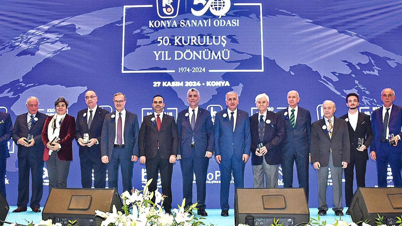 Konya Sanayi Odası, 50. kuruluş yıl dönümünü, sanayi ve ticaretin