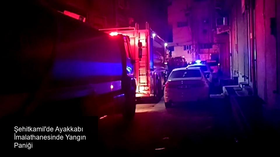 Şehitkamil'de Yangın Paniği