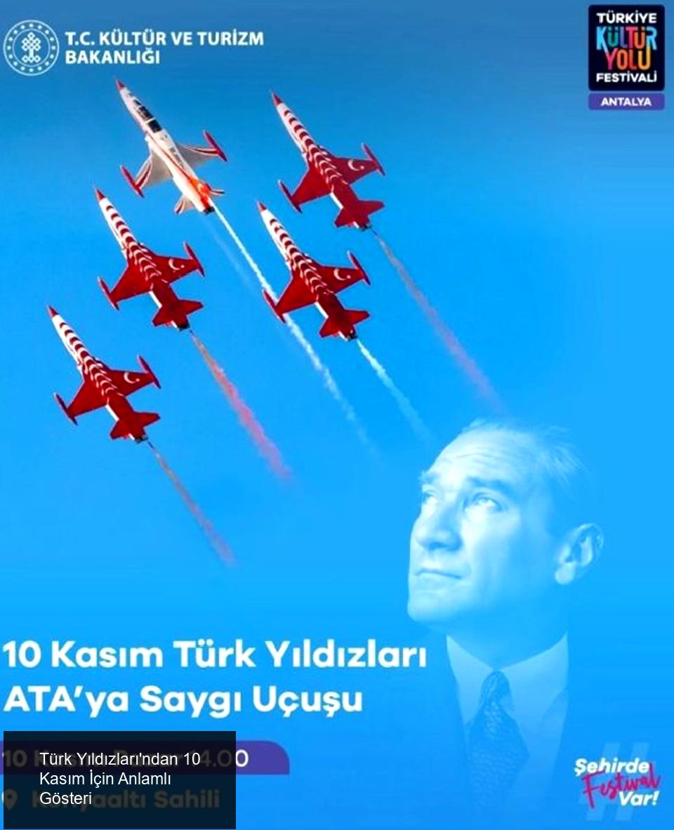 Türk Yıldızları'ndan Anlamlı Gösteri