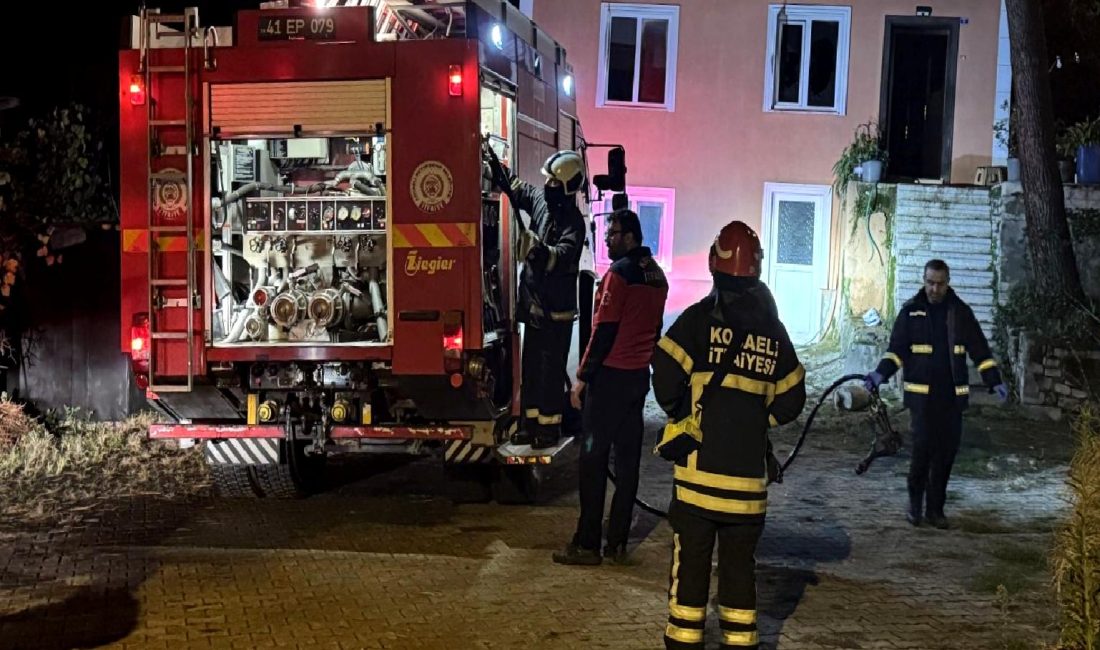 Yeniköy'de meydana gelen müstakil ev yangınında 74 yaşındaki A.Ç. hastaneye