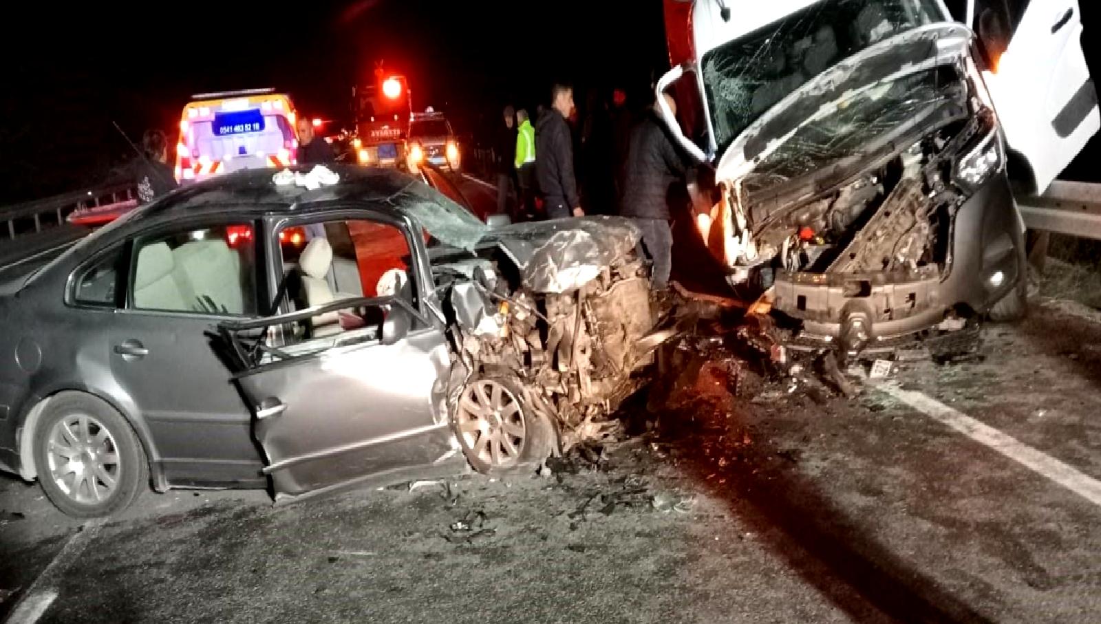 Yozgat'ta meydana gelen trafik kazasında 2 kişi hayatını kaybetti, 7