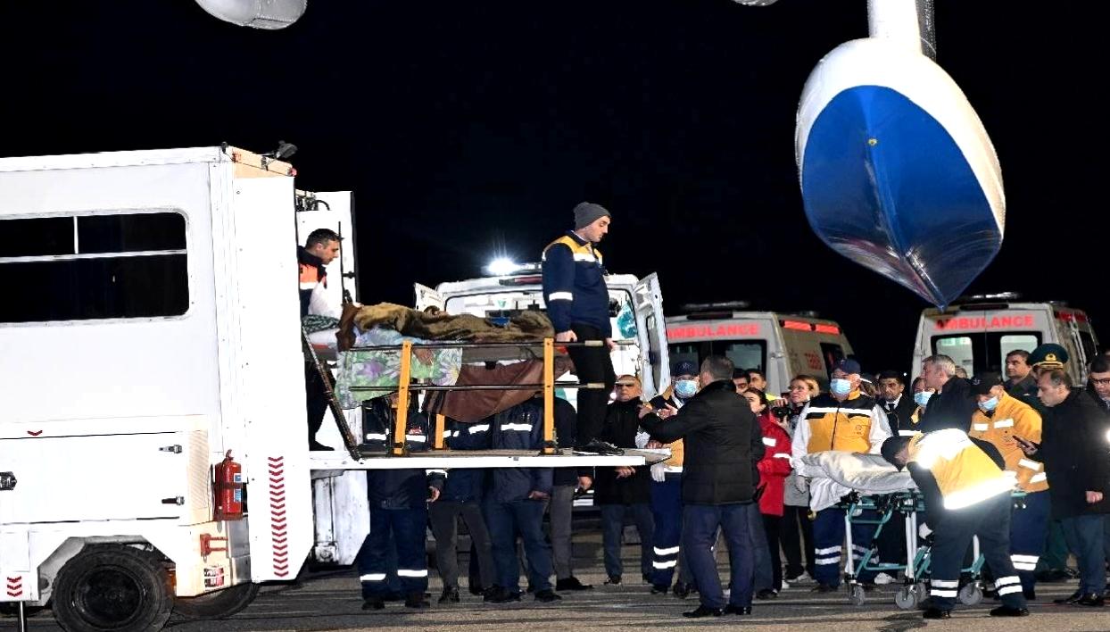 Azerbaycan'da meydana gelen uçak kazasında yaralılar ve hayatını kaybedenler hakkında