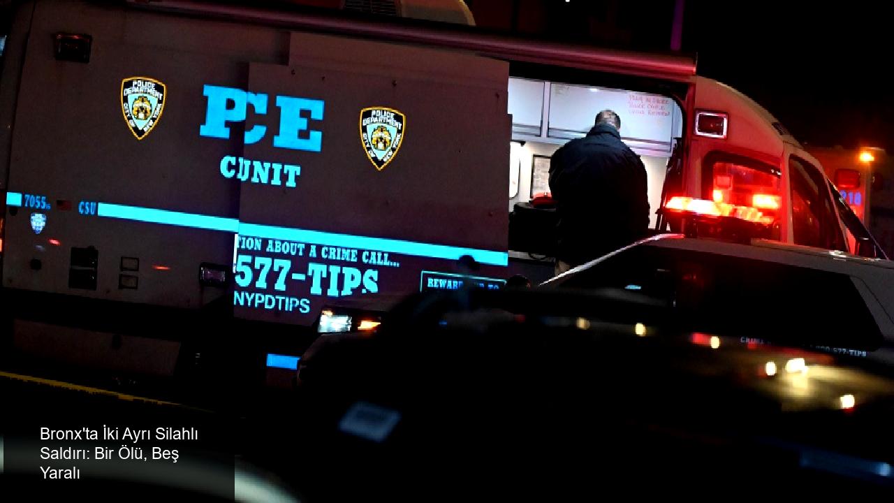 Bronx'ta İki Ayrı Silahlı Saldırı