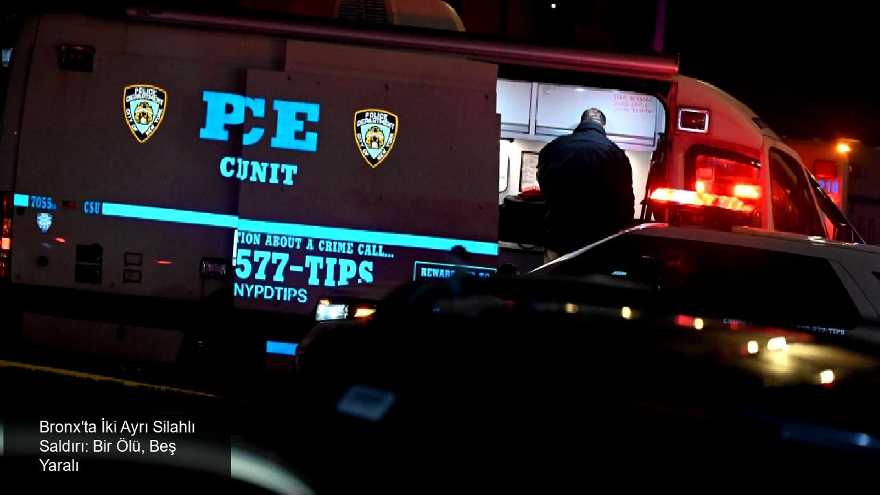 Bronx'ta İki Ayrı Silahlı Saldırı: Bir Ölü, Beş Yaralı