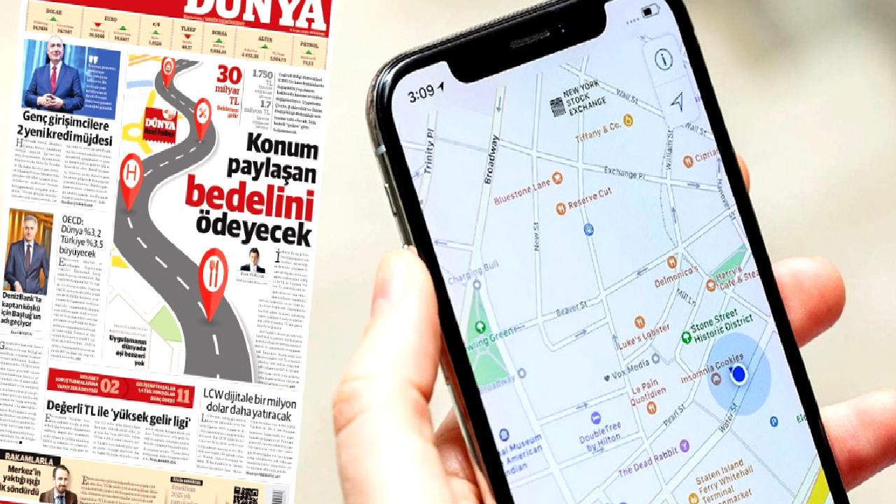 Coğrafi veri kullanımına yönelik yeni izin düzenlemeleri ve uygulanacak cezalar