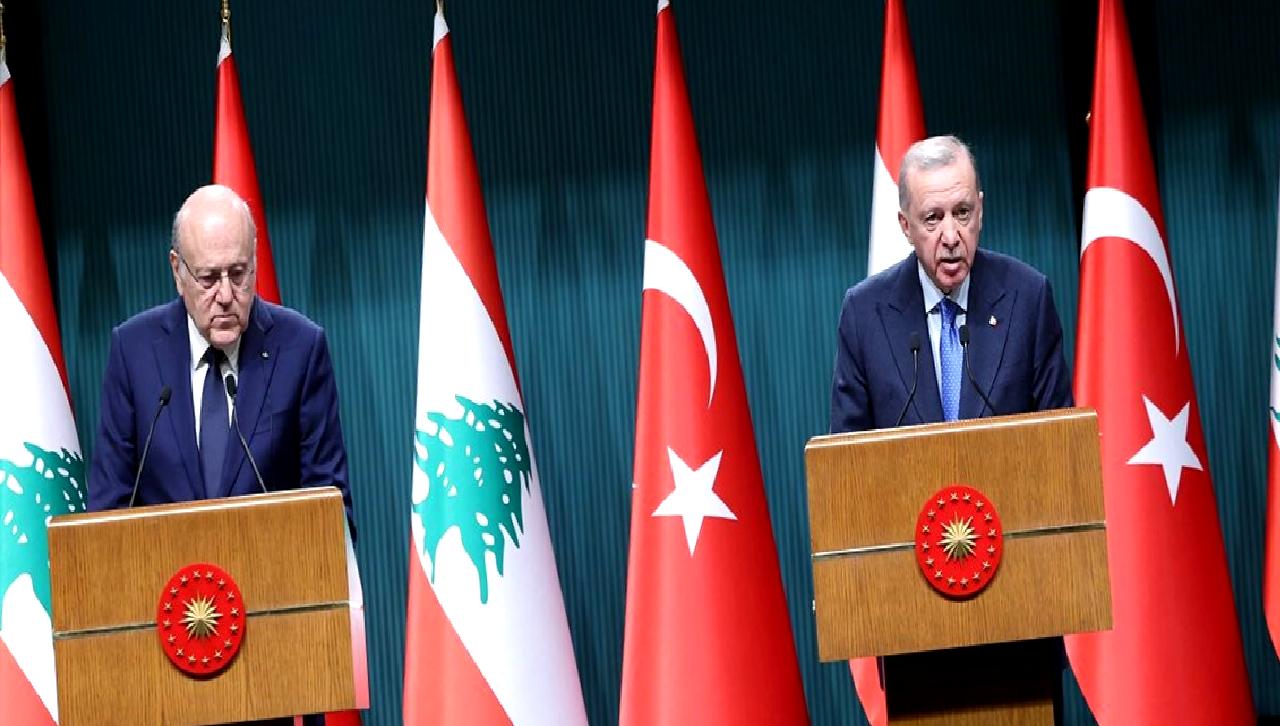 Cumhurbaşkanı Erdoğan ve Lübnan Başbakanı Mikati, iki ülke arasındaki ilişkileri