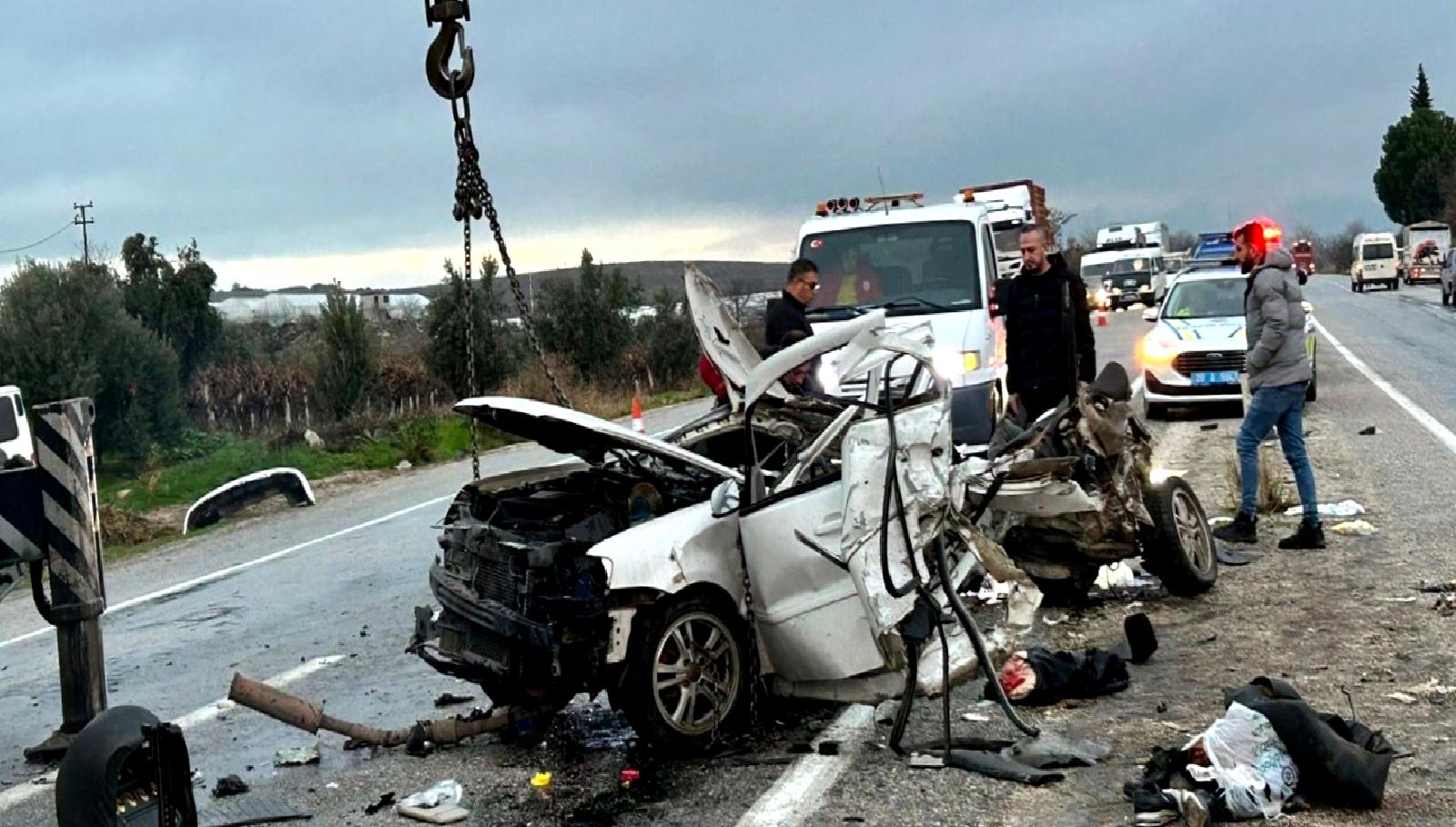 Denizli'de meydana gelen feci trafik kazasında bir ailenin hayatı altüst