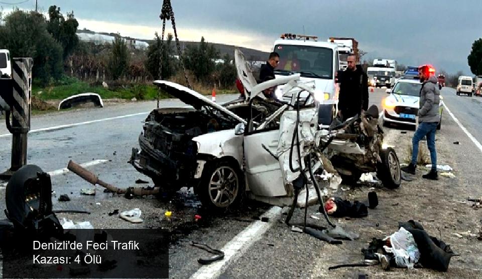 Denizli'de Feci Trafik Kazası