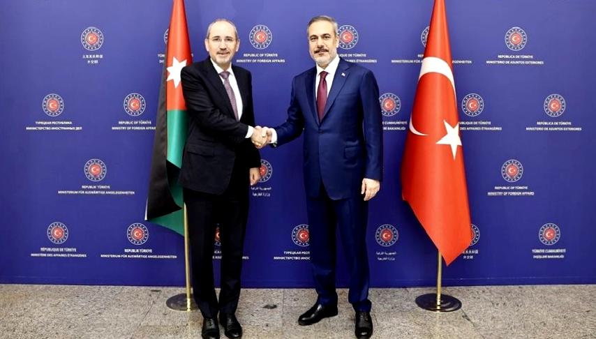 Dışişleri Bakanı Hakan Fidan ile Ürdün Dışişleri Bakanı Ayman Safadi'nin