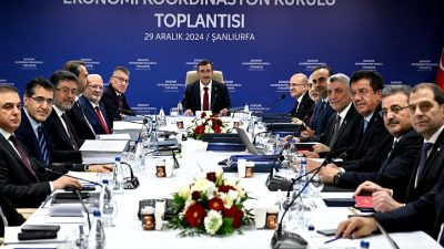 Ekonomi Koordinasyon Kurulu Toplantısı'nda, ekonomik değerlendirmeler ve stratejiler ele alınıyor.