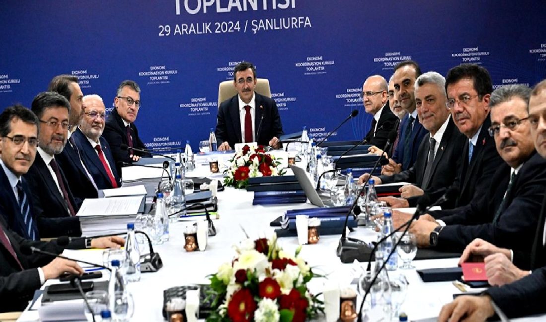 Ekonomi Koordinasyon Kurulu Toplantısı Şanlıurfa’da Yapıldı Şanlıurfa'da gerçekleştirilen Ekonomi Koordinasyon Kurulu toplantısı, ülke ekonomisinin güçlendirilmesi ve