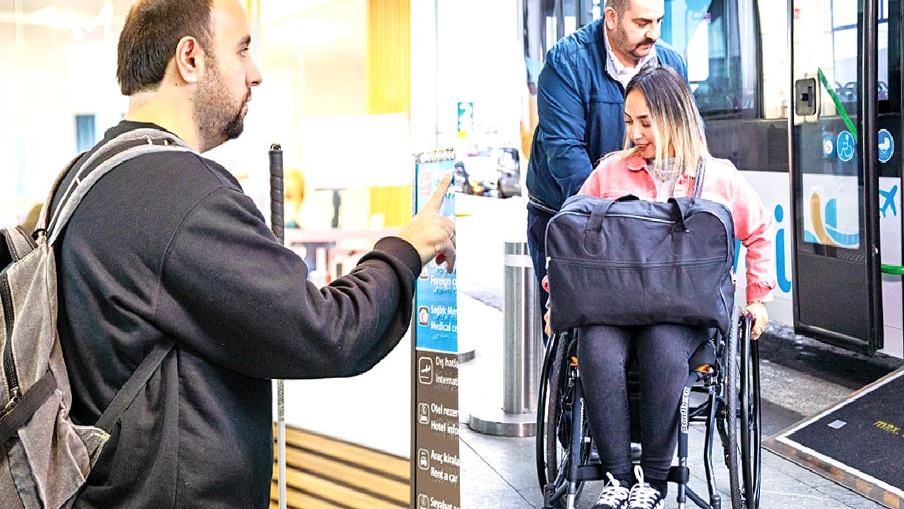 Engelli yolcular için hava taşımacılığında sunulan özel hizmetler hakkında bilgi