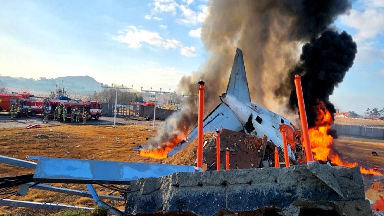 Güney Kore'de Jeju Air uçağı kazasında 96 kişi hayatını kaybetti.