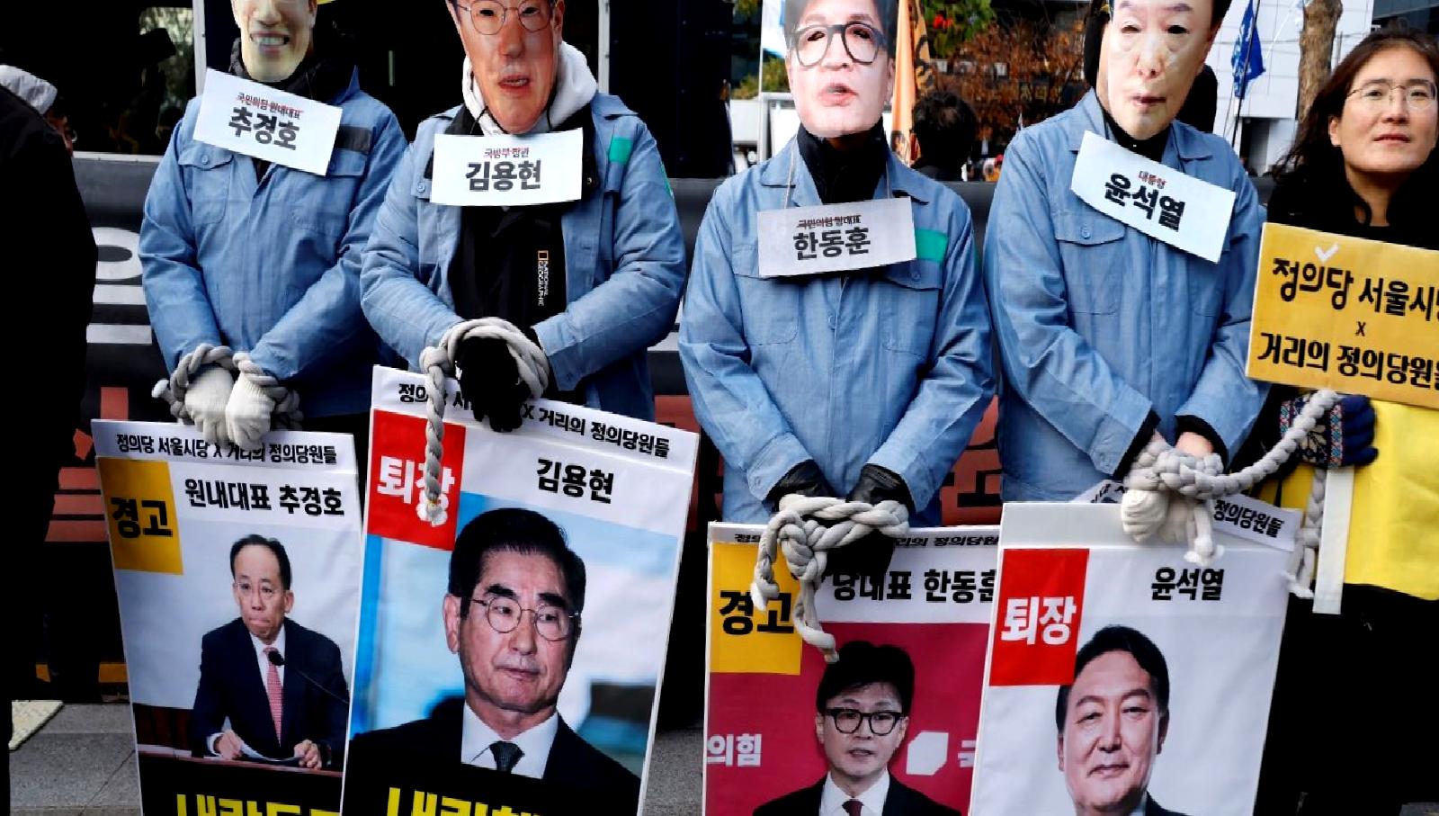 Güney Kore'de artan siyasi gerginlikler, sıkıyönetim ilanı ve gözaltılarla birlikte