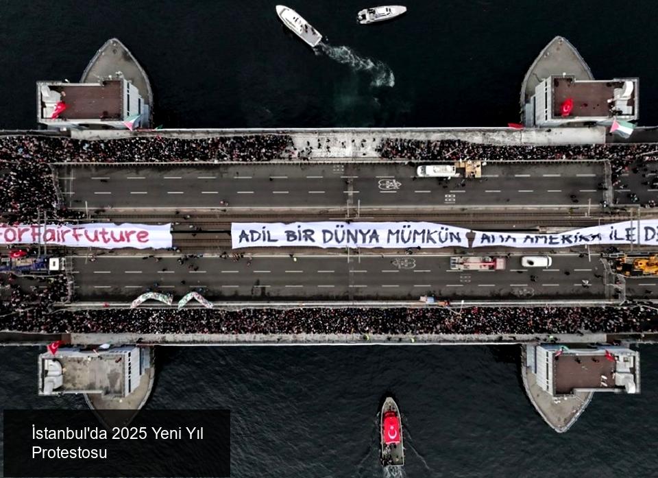 İstanbul'da 2025'te Yeni Yıl Protestosu