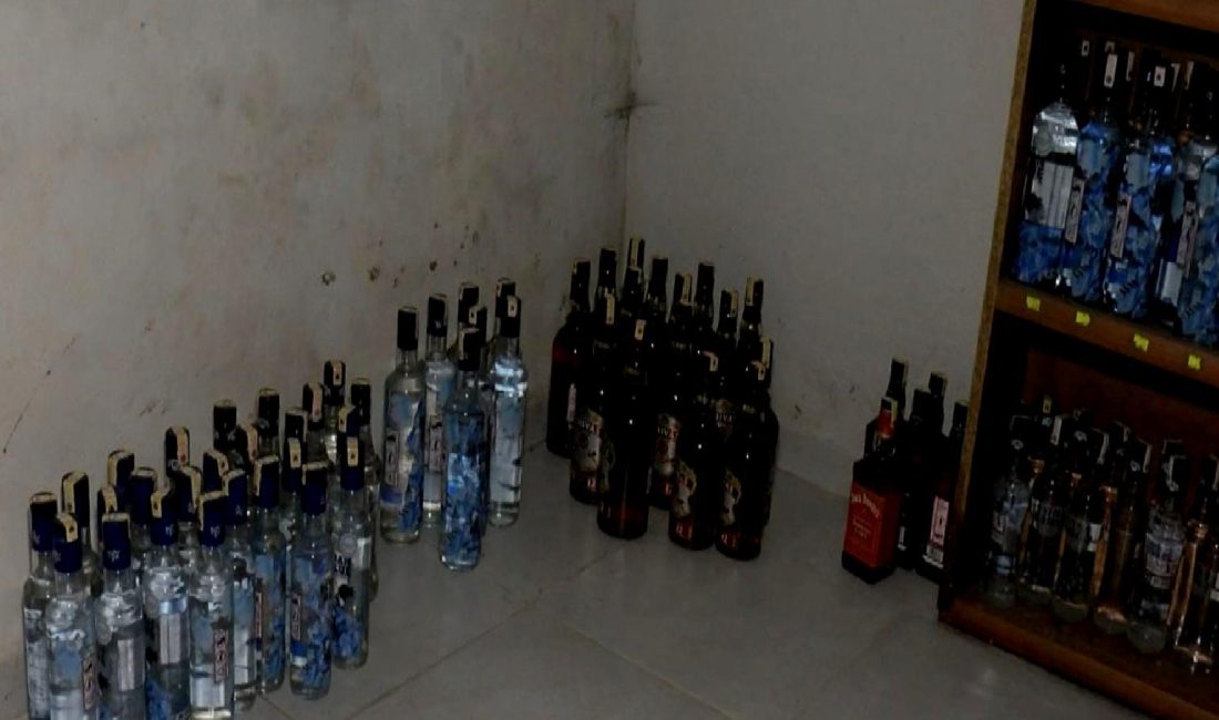 İstanbul'da düzenlenen kaçak alkol operasyonunda 516 adet sahte içki ele