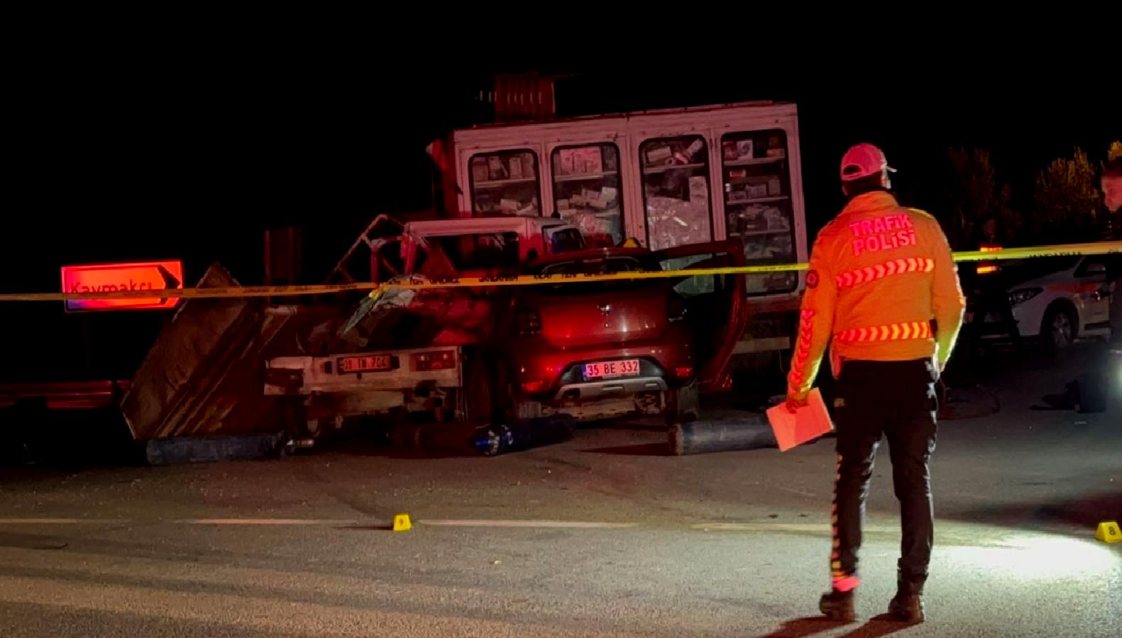 İzmir'de meydana gelen feci kaza, bir anne ve oğlunun hayatını