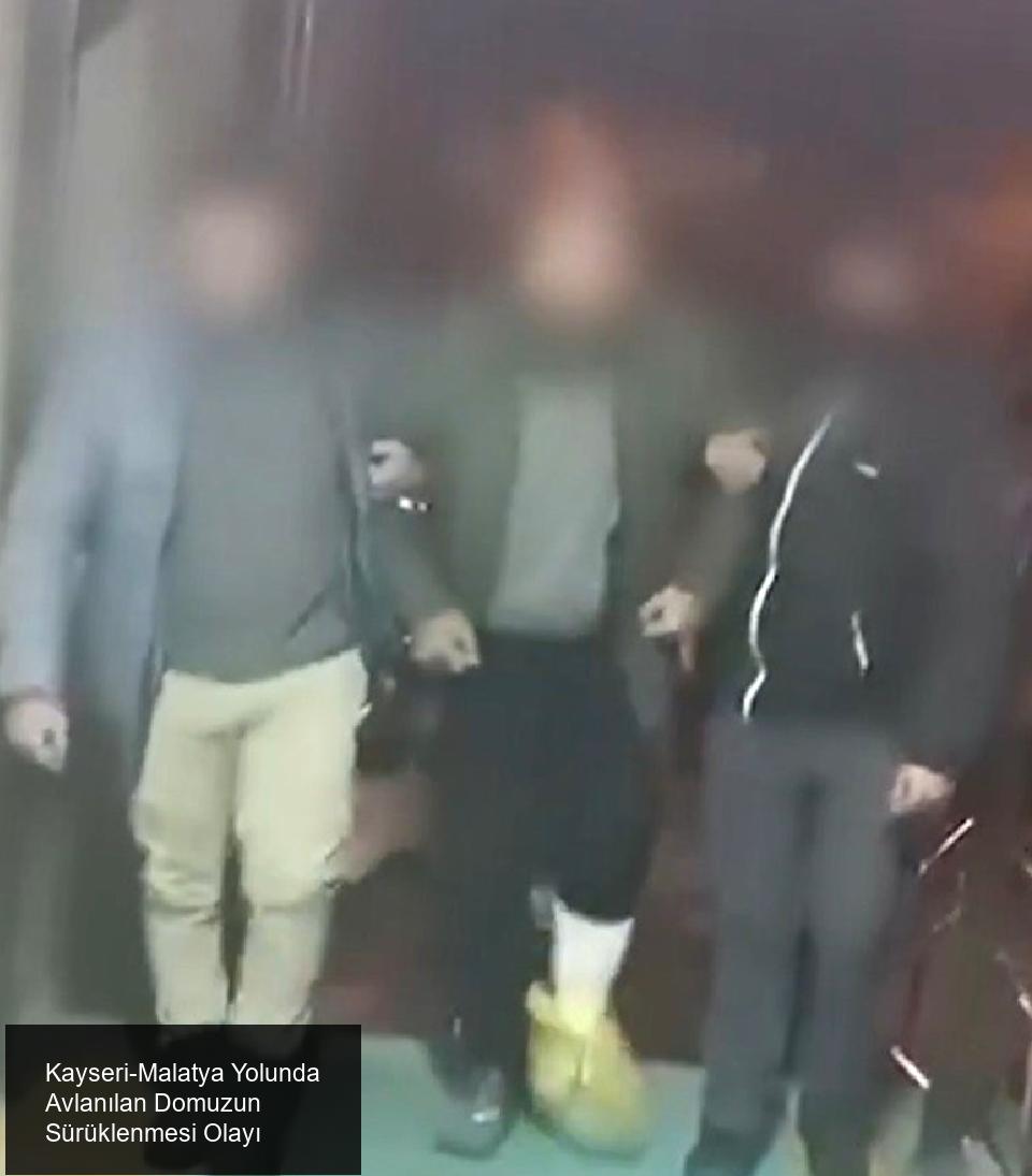 Kayseri-Malatya Yolunda Şok Olay