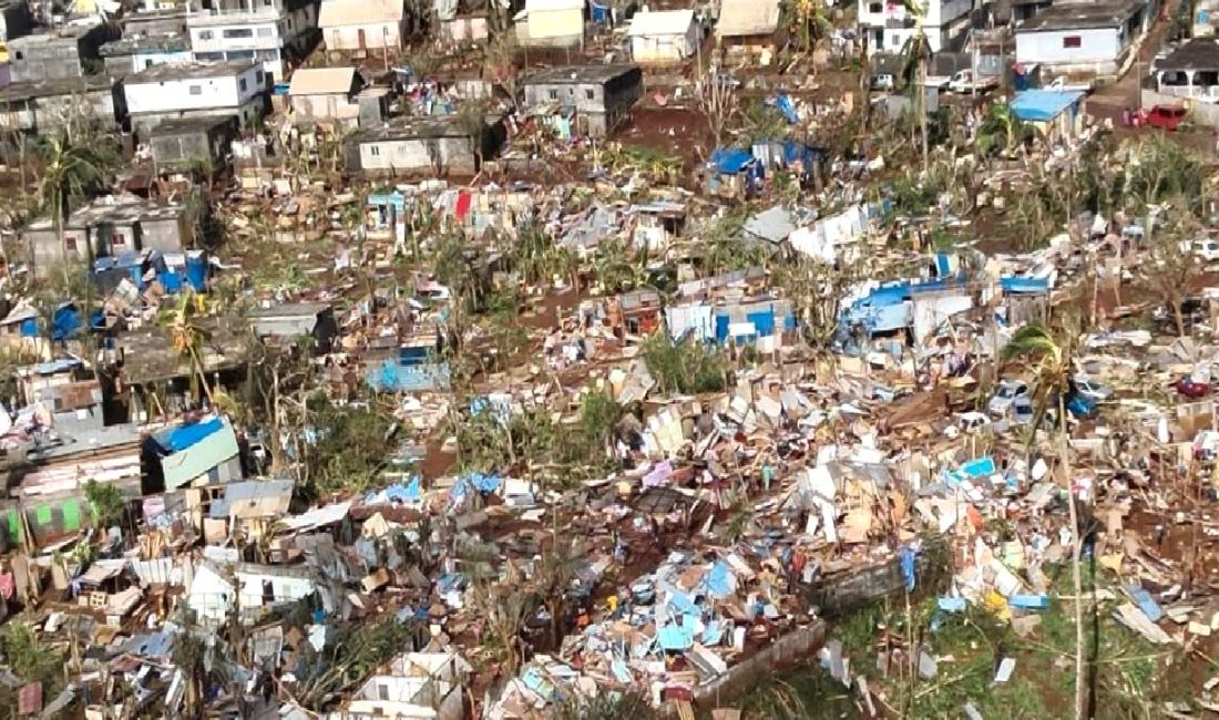 Mayotte Adası'nda meydana gelen Chido Kasırgası'nın yıkıcı etkileri ve Fransa