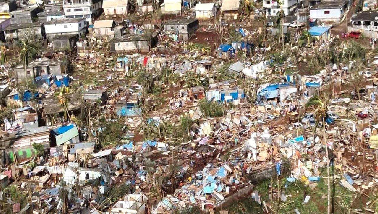 Mayotte Adası'nda meydana gelen Chido Kasırgası'nın yıkıcı etkileri ve Fransa