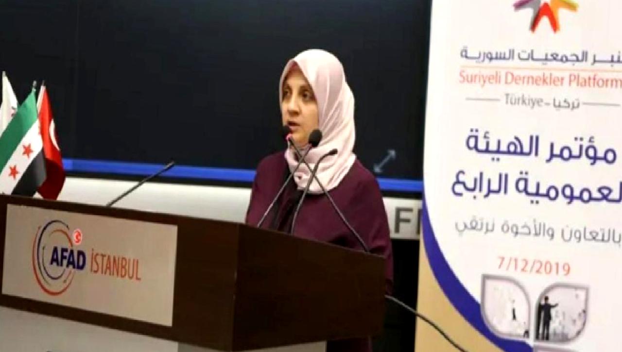 Özgür Suriye'nin ilk kadın üst düzey yetkilisi ve Türkiye'de eğitim