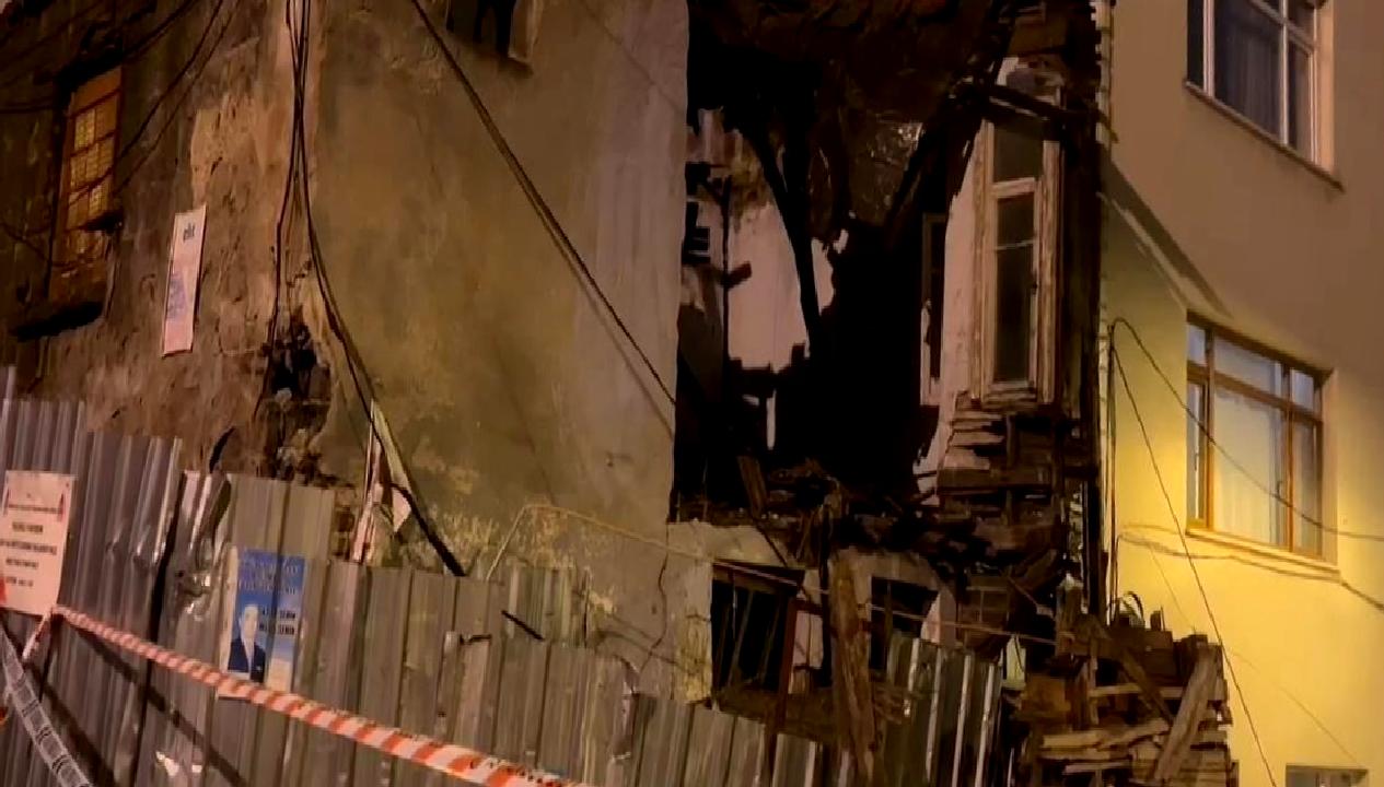 Sütlüce Mahallesi'nde meydana gelen kısmi çökme olayı, bölgedeki yapı güvenliği