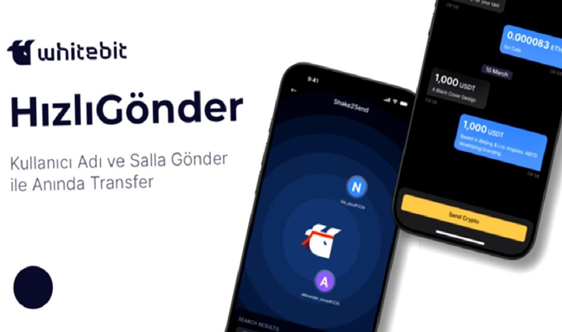 WhiteBIT TR ile Kripto Para Transferinde Devrim: HızlıGönder ve Salla Gönder Özellikleri WhiteBIT TR ile kripto para transferinde devrim! HızlıGönder ve Salla