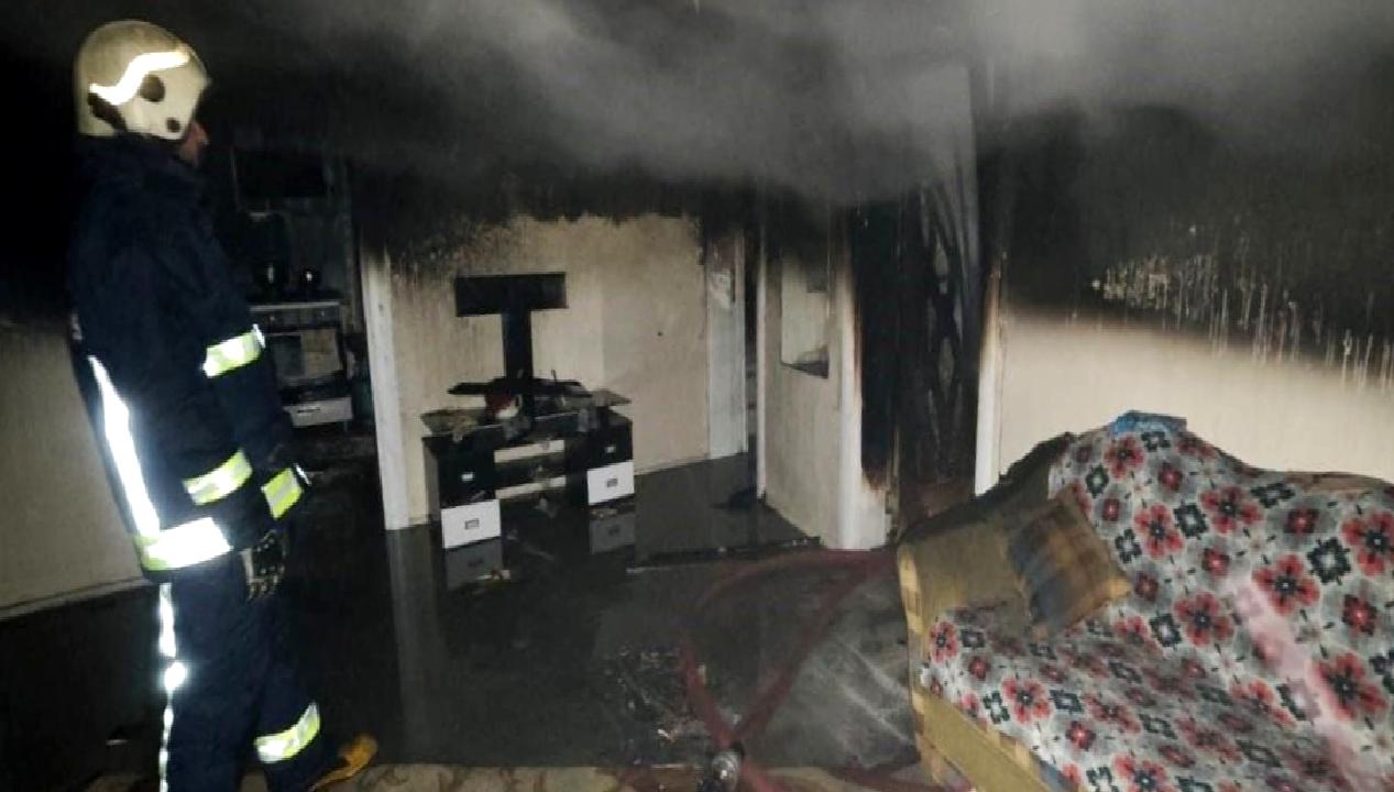 Bir yangın olayında bir kişi hayatını kaybetti, ancak cesur müdahaleler