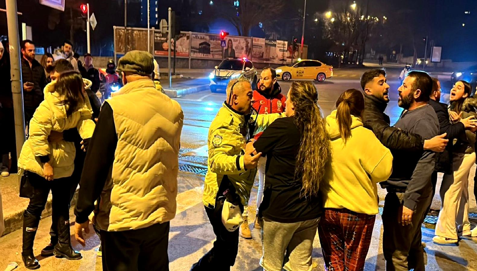 Edirne'de alkollü sürücünün neden olduğu kaza, gergin anlara ve tartışmalara