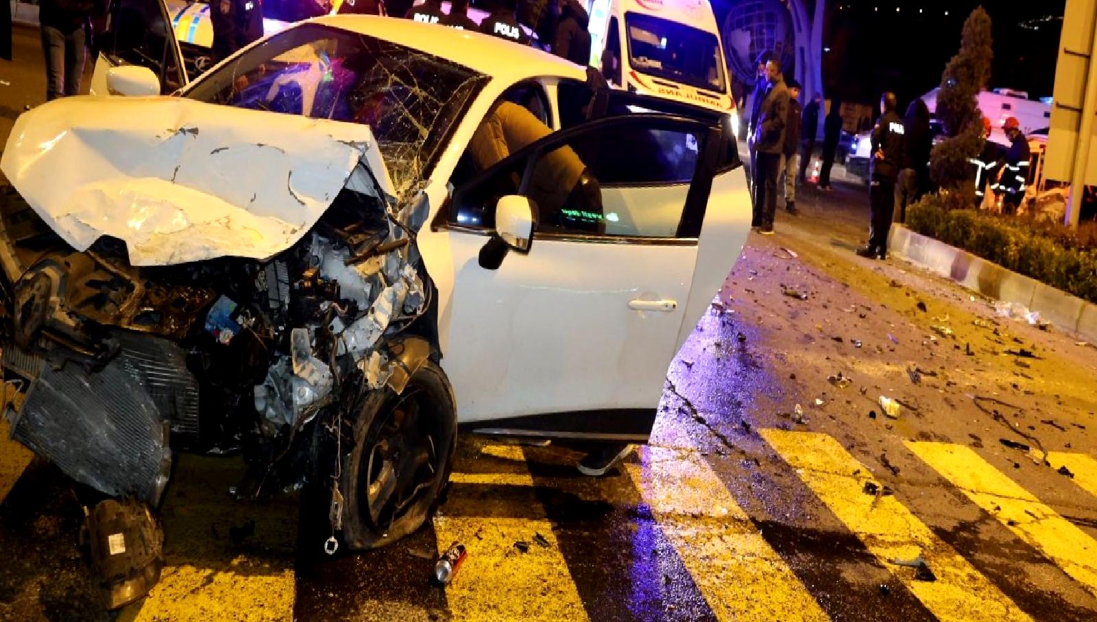 Niğde'de alkollü bir sürücünün neden olduğu trafik kazasında 7 kişi