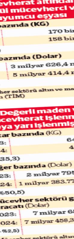 Recep ERÇİN: Türk Mücevher Sektörünün Sorunları