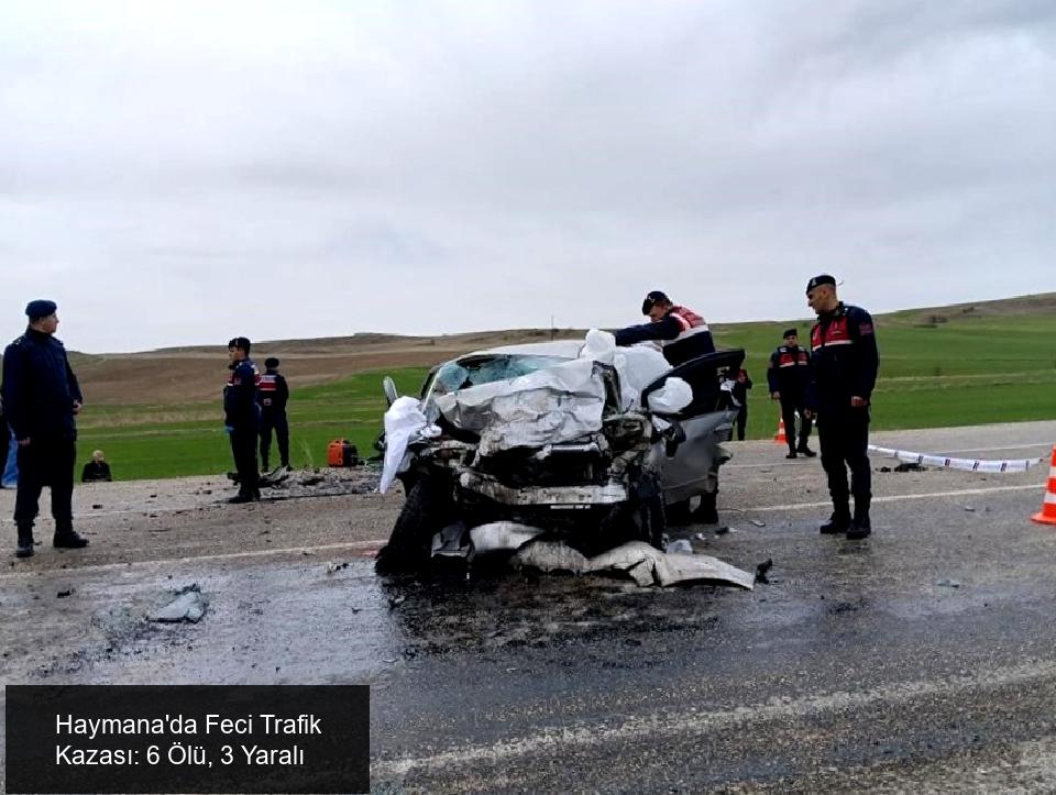 Ankara'nın Haymana İlçesinde Feci Kaza