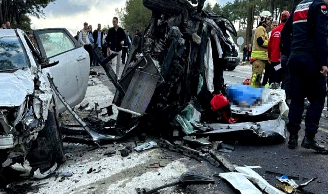 Savaştepe'de meydana gelen dört araçlı kazada 2 kişi hayatını kaybetti,