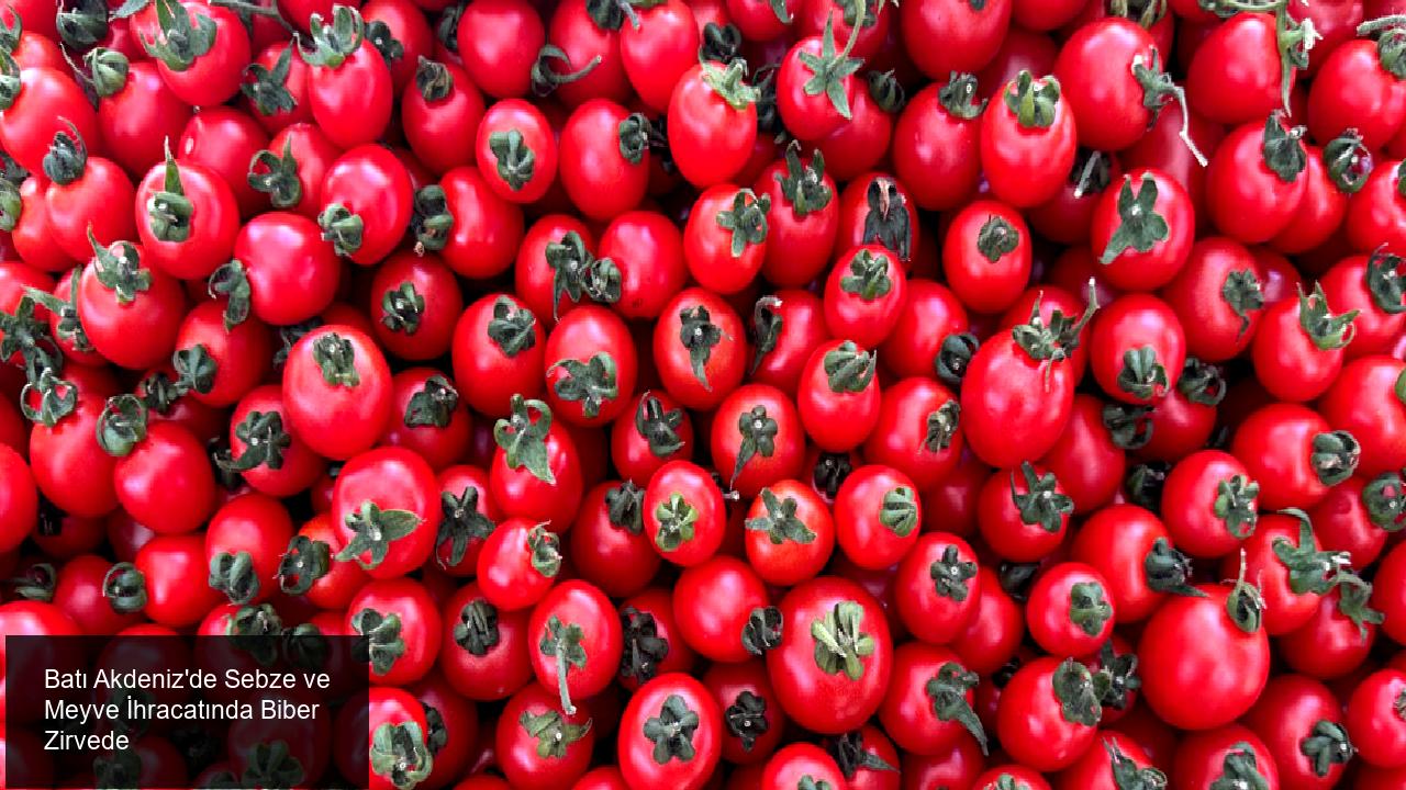 Biber İhracatında %18,3'lük Artış Kaydedildi